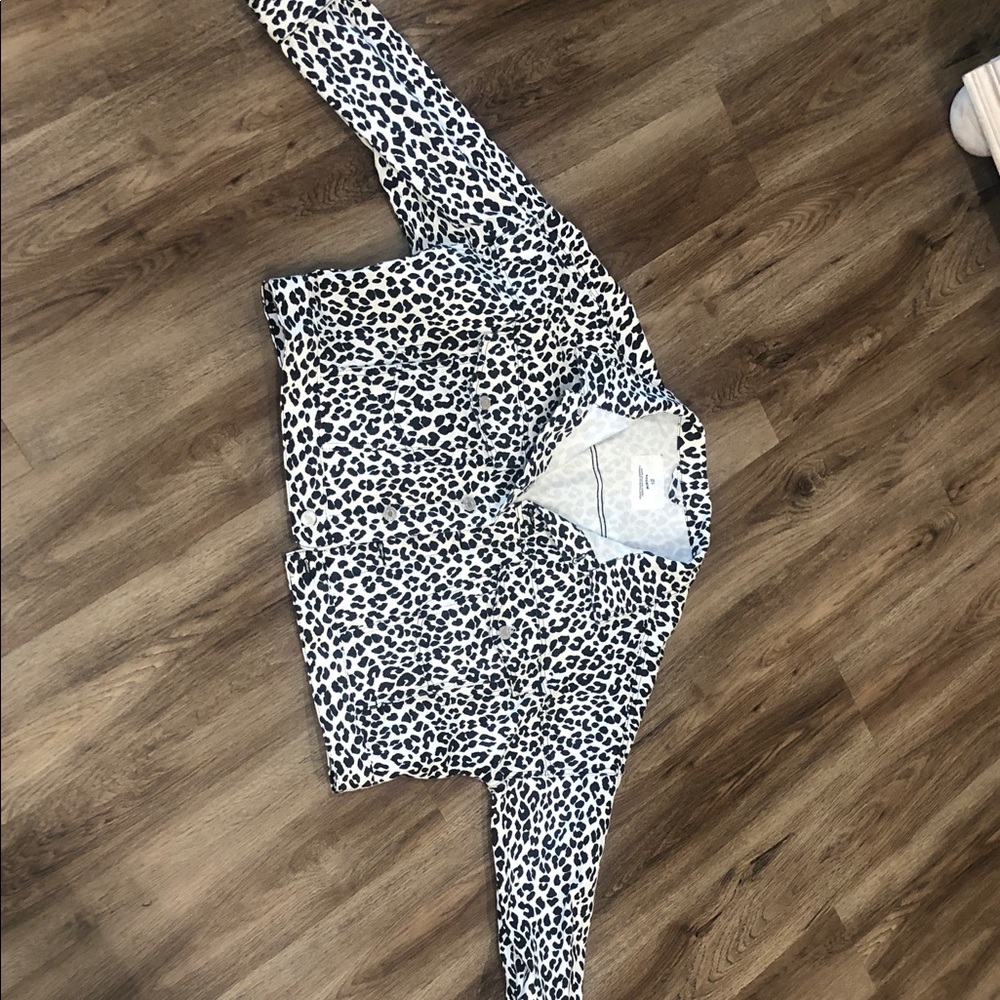 Elegant Leopard Print Women's Blazer